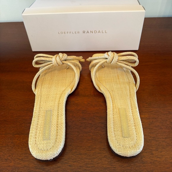 Loeffler Randall Hadley Natural Bow Sandal - Picture 12 of 14